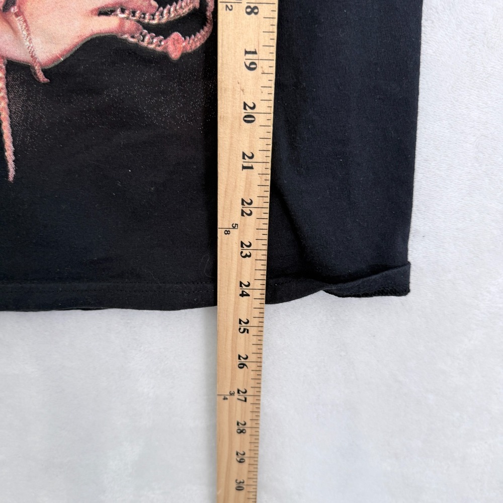 Selena Quintanilla T Shirt Mens S Black Long Sleeve Roses - Picture 6 of 8